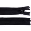 Špirálový zips skrytý No 3 dĺžka 50 cm dederon - 1 ks 332 čierna