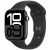 Apple Watch Series 10 46 mm klavírne čierny hliník s čierny športovým remienkom M/L MWWQ3QC/A