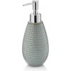 KELA KELA Dávkovač mydla Dots keramika šedohnedá 350 ml KL-23602 (KL-23602)