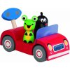 Detoa Krtko na výlete červené auto