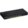 ZYX Zyxel GS1900-8HP v3 PoE Riadený L2 Gigabit Ethernet (10/100/1000) Podpora napájania cez Ethernet (PoE) Čierna