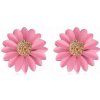 Náušnice Ružové margarétky - Pink Daisy