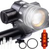 Lampa na bicykel T6 USB + zadné svetlo Trizand 18669 5904576552244