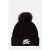 ČAPICA KARL LAGERFELD K/AUTOGRAPH PATCH BEANIE BLACK