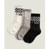 Vans Dětské ponožky Vans, Classic Check Crew CHECKERBOARD black/white 2026 Velikost: XXS (EU 27-30,5)