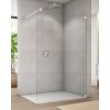 RONAL CADURA WHITE CAT4 80cm pevná sprchová stena samostatná alebo do kombinácie, profil biely matný - 68 – sklo sieťotlač Shade
