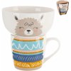 Orion Porcelánový s miskou Lama 350 ml