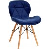 4Rico Kozmetické kreslo QS-186 navy velvet