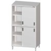 Skladová skříň posuvné dveře 900x700x2000 mm | STALGAST, 981657090 inox