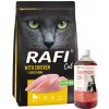 DOLINA NOTECI Rafi Cat suché krmivo pre mačky s kuracím mäsom 7kg & LAB V Lososový olej pre psov a mačky 1000ml