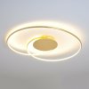 Lindby LED stropné svietidlo Joline, Ø 74 cm, zlatá farba, kov - 9639049