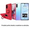 Multifunkčné magnetické púzdro Luxria Ring pre Huawei - Červené pre Huawei: P30