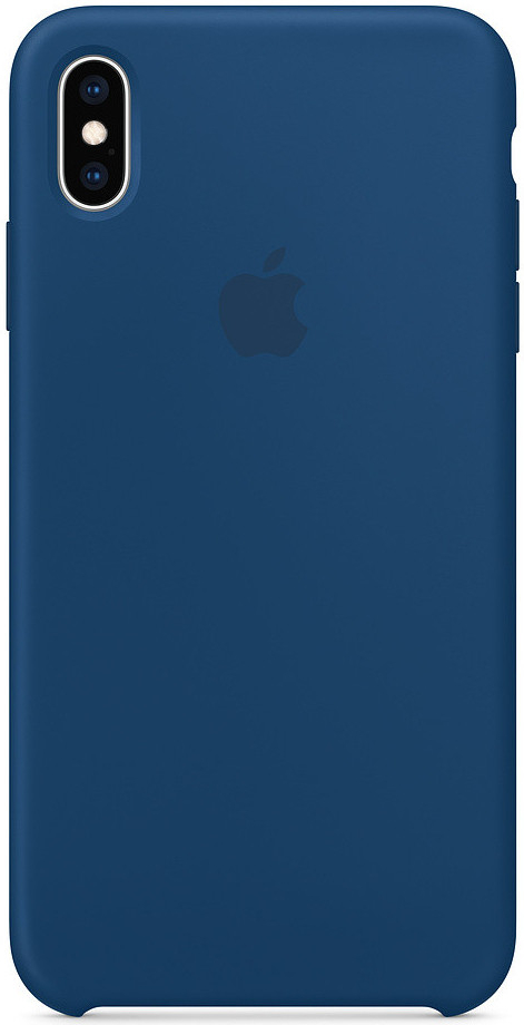 Apple Silicone Case Silikonový kryt pro iPhone XS Max podvečerně modrá MTFE2ZM/A