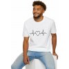Tričko Heartbeat – Tep srdca Unisex farby: Purpurová, Veľkosť: M, Pohlavie: Unisex