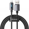 Mcdodo CA-5660 USB-A to Lightning with flashing light, 1,2m, černý