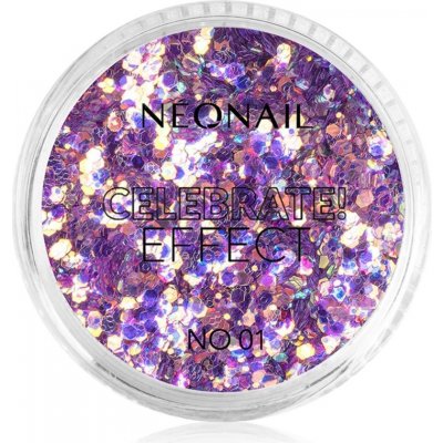 NEONAIL Effect Celebrate! trblietky na nechty odtieň 01 2 g