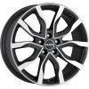 Alu disk MAK HIGHLANDS 7x17, 5x108, 63.4, ET45 BLACK MIRROR