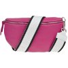 NovaKabelka.sk Reni Grande Fuxia s prídavným popruhom VII kožená talianska crossbody kabelka ružová