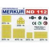 Merkur náhradné diely ND112 veľké plastové dosky