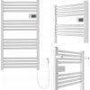 Vodný kúpeľňový radiátor Nero 500 W 540 x 960 mm biely
