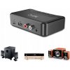 BLUETOOTH ADAPTÉR PRE VEŽU ZOSILŇOVAČ HiFi AUX CHINCH JACK PRIJÍMAČ 5.0 NFC