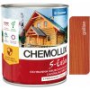 Chemolak CHEMOLUX S-EXTRA S 1025 Ochranná hrubovrstvá lesklá lazúra na drevo 0.75 l 0202 - Gaštan