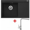 Sinks RIM 780 L Metalblack + Elka G5474