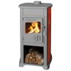 Strend Pro Kachle Bella Thalia, červené, 5,4 kW, 102 cm, liatina/šamot