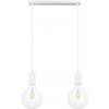 Belis | Luster na lanku MIROS 2xE27/60W/230V biela | BE0764