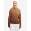 Tom Tailor Sveter 1032626_camel knitted gradient