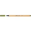 Liner, 0,4 mm, STABILO Point 88, bahenná zelená