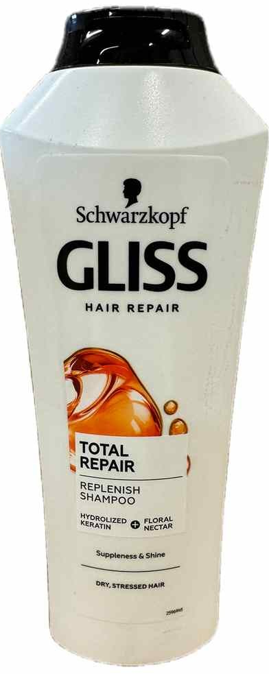 Schwarzkopf Gliss Kur Total Repair 19 šampón pre suché a poškodené vlasy 400 ml