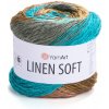 Priadza YarnArt Linen Soft / 100 g / ľanová viskóza bavlna / 7409 /