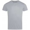 Tričko STEDMAN Active Sports-T, Silver Grey sivá, S