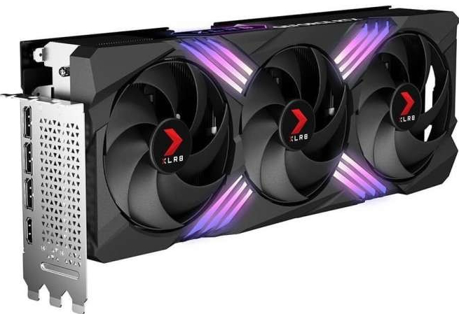 PNY GeForce RTX 4070 Ti SUPER XLR8 Gaming VERTO Triple Fan OC 16GB GDDR6X VCG4070TS16TFXXPB1-O