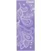 Podložka na cvičení MASTER Yoga PVC 8 mm - 173 x 61 cm - fialová