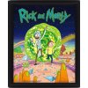 3D obraz v ráme, Rick and Morty (Portal)