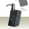 IVAB DEVA - Dávkovač tekutého mydla voľne stojaci, gres čierna IBDEV03