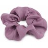 Gumička scrunchie do vlasov - 1 ks 8 fialová lila