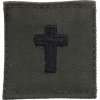 MILITARY RANGE nášivka VOJENSKÝ KŇAZ velcro OLIVE DRAB
