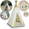 Stan prírodný Indoor&Outdoor Teepee Evolutive Smoby výškovo nastaviteľný 159-184 cm s textilným závesom UV filter od 2-8 rokov