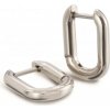 Boccia Titanium Luxusné oválne titánové náušnice 05060-01
