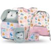 BAAGL SADA 5 Zippy Bunny: aktovka, peračník, vrecko, zástera, peňaženka