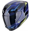 Moto přilba SCORPION EXO-391 AAXO černo/modrá - Velikost XS