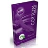 Maxis comfort cotton stehenné pančuchy krátke bez špice s krajkou bronz