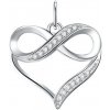 Olivie Strieborný prívesok SRDCE & NEKONEČNO 9031 Ag 925; ≤1,1 g.