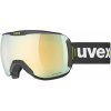 UVEX DOWNHILL 2100 CV RACE OTG black mat/mir gold colorvision green S5503922530 24/25