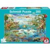 Schmidt puzzle Svet dinosaurov 200 dielikov