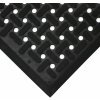 Čierna protišmyková rohož do kuchyne - dĺžka 153 cm, šírka 92 cm, výška 0,9 cm