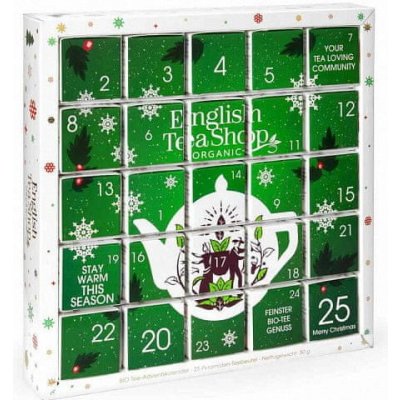 English Tea Shop BIO Zelený adventný kalendár Puzzle 25 ks od 13,8 € -  Heureka.sk